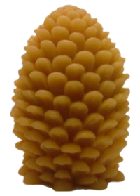 Large Pinecone Beeswax candle