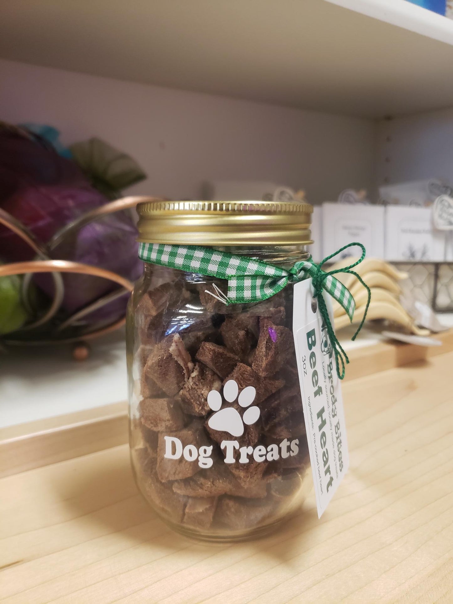 Dog Treats - Grass-fed Beef Heart