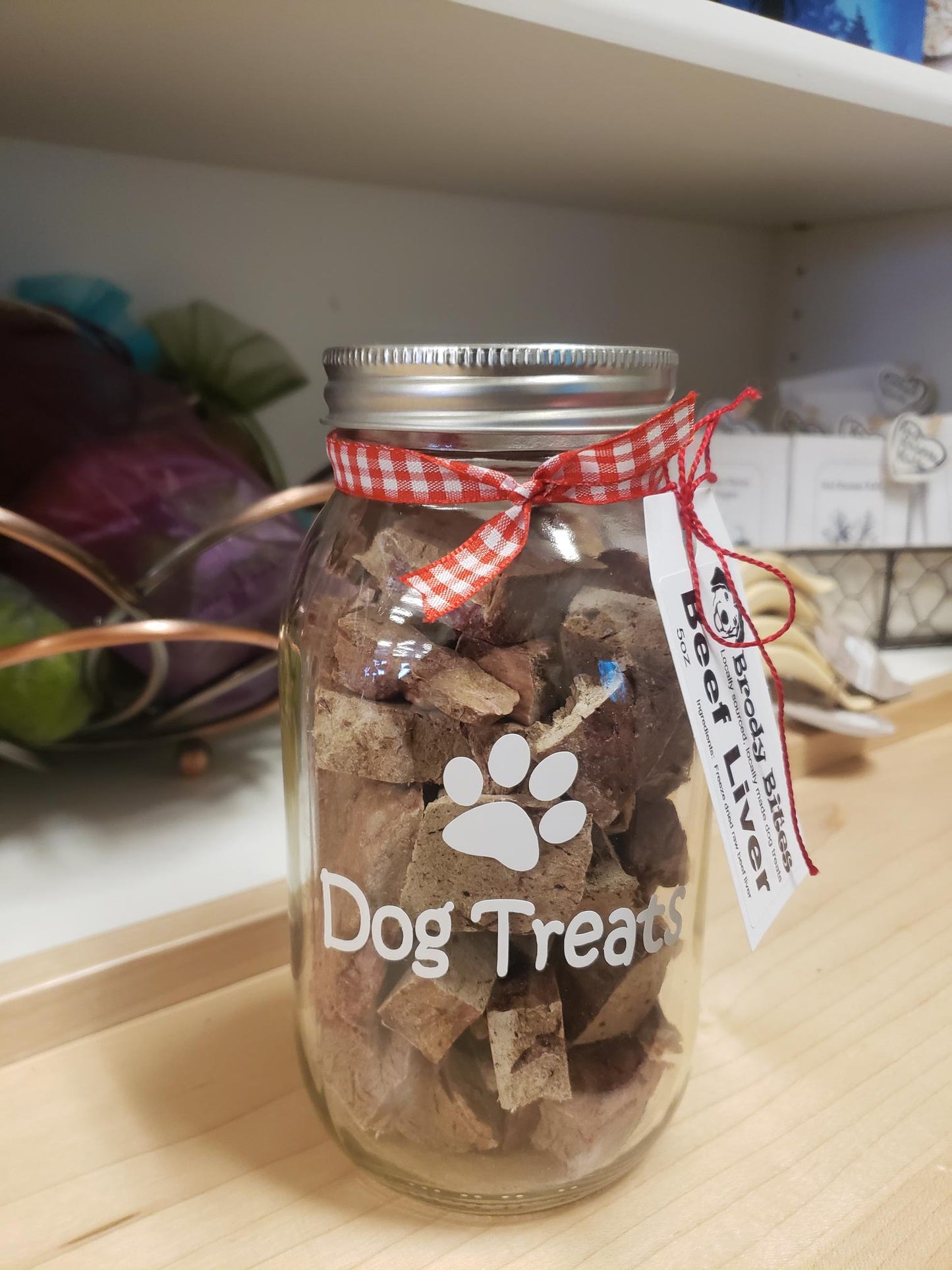 Dog Treats - Grass-fed Beef Liver