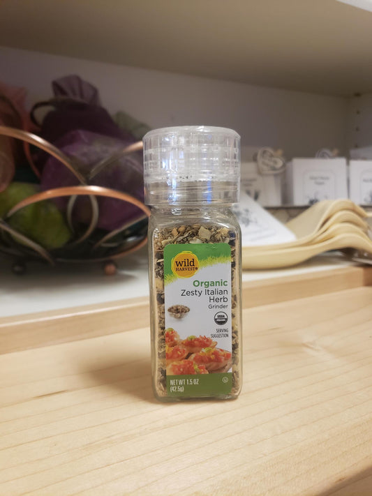 Organic Zesty Italian Herb w/ Grinder